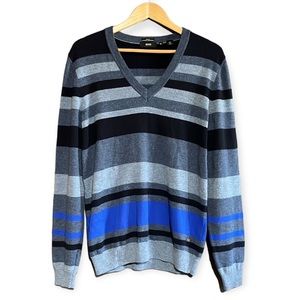 Hugo Boss Extra Fine Lambswool Stripe Sweater